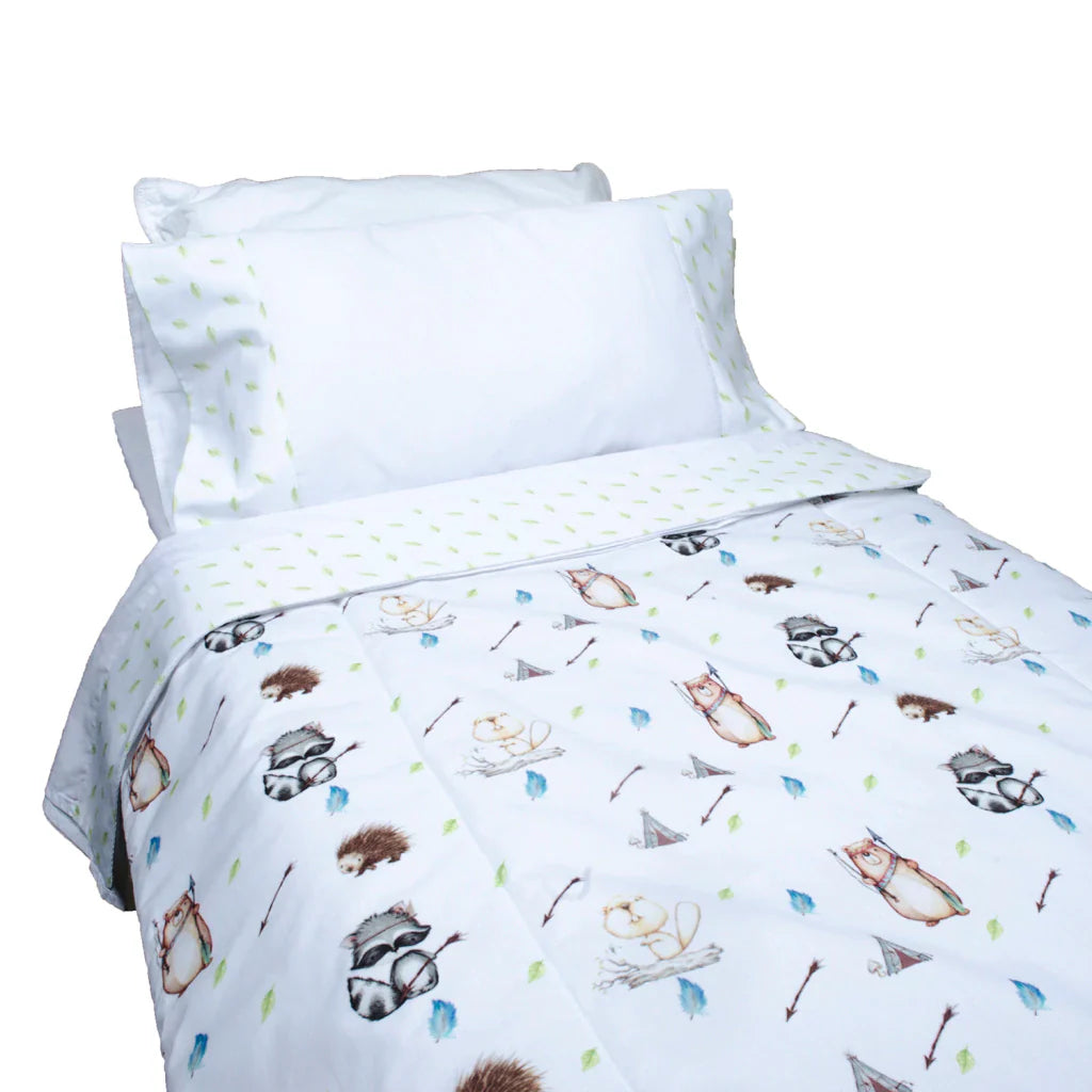 Cobertor Cuna Grande Animales del Bosque