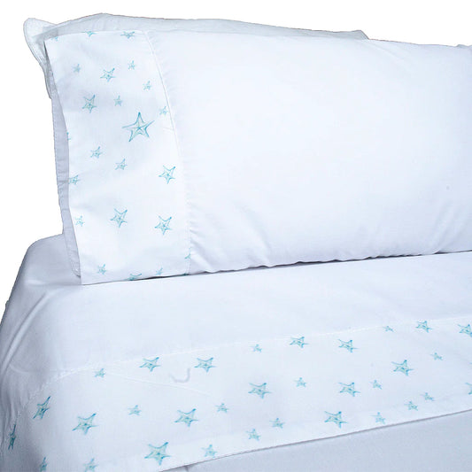 Sabanas Cuna Grande Estrellas Aqua