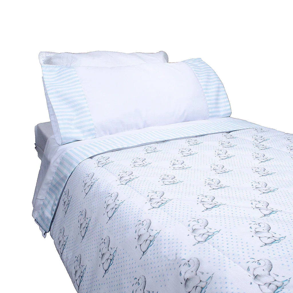 Sabanas Cuna Grande Rayitas Menta