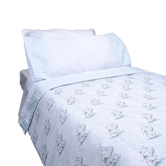 Sabanas Cuna Grande Rayitas Menta