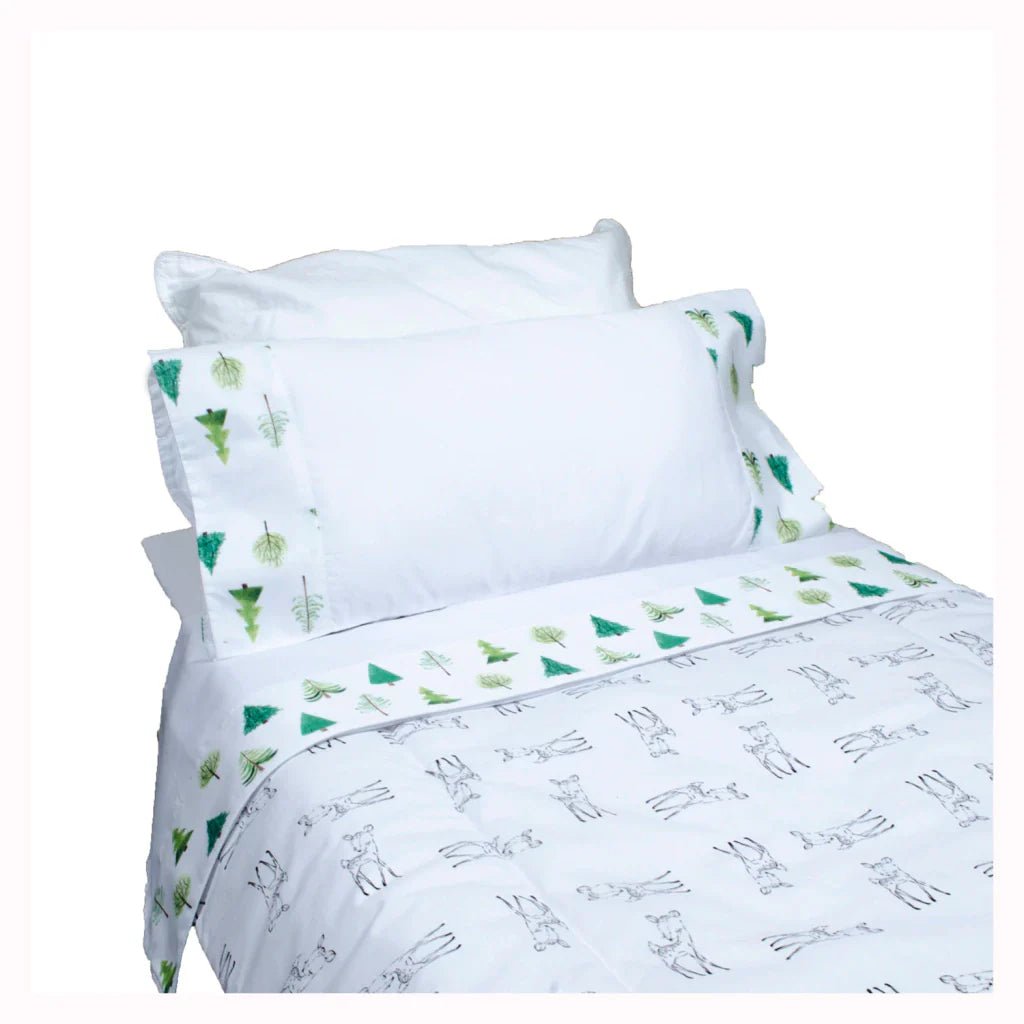 Cobertor Cuna Grande Bambi | Sábanas para cuna - Blanca
